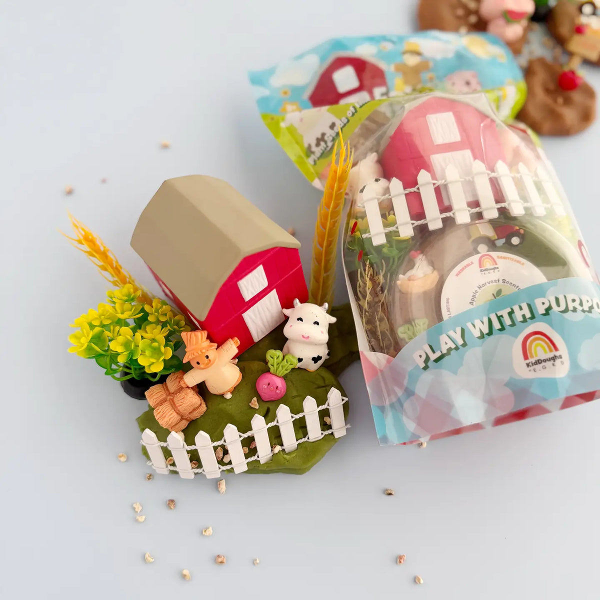 Sensorische speelkleiset Farm