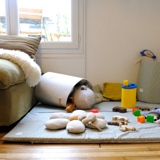 Aufbewahrungskorb Spielzeug Kinderzimmer Cueillette Milk 