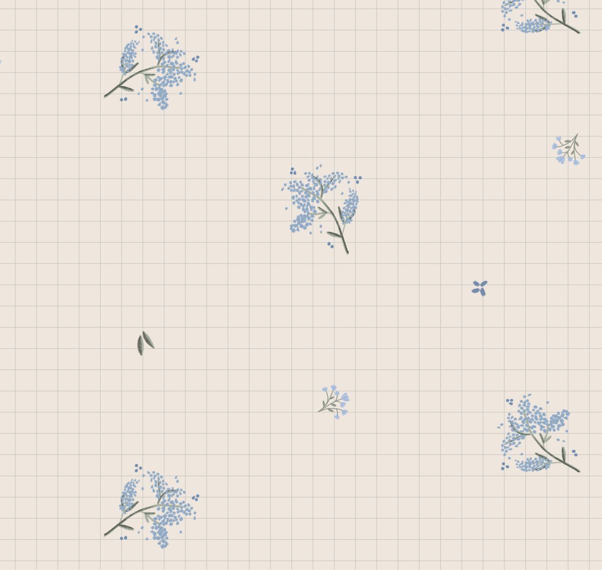 Drap Housse Bleuets