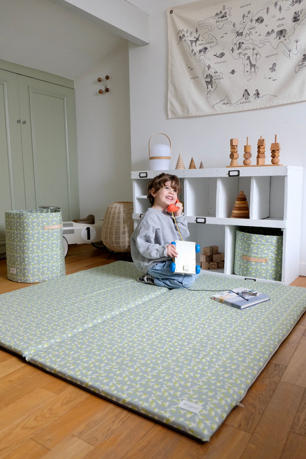 tapis de jeu motricite printanier