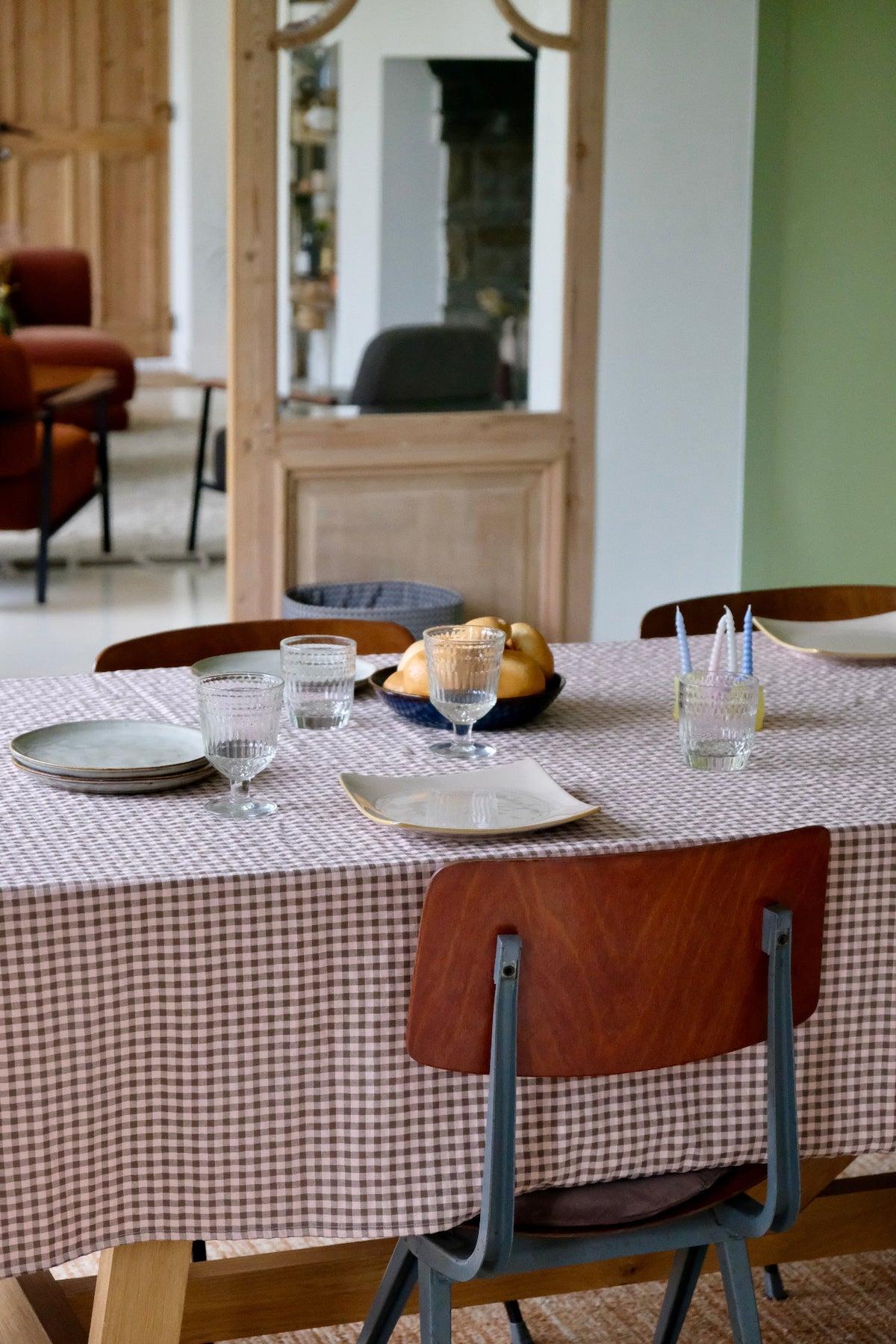 Vichy Rhubarbe Tablecloth