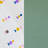 Nappe d'activités ronde waterproof Gommettes / Matcha