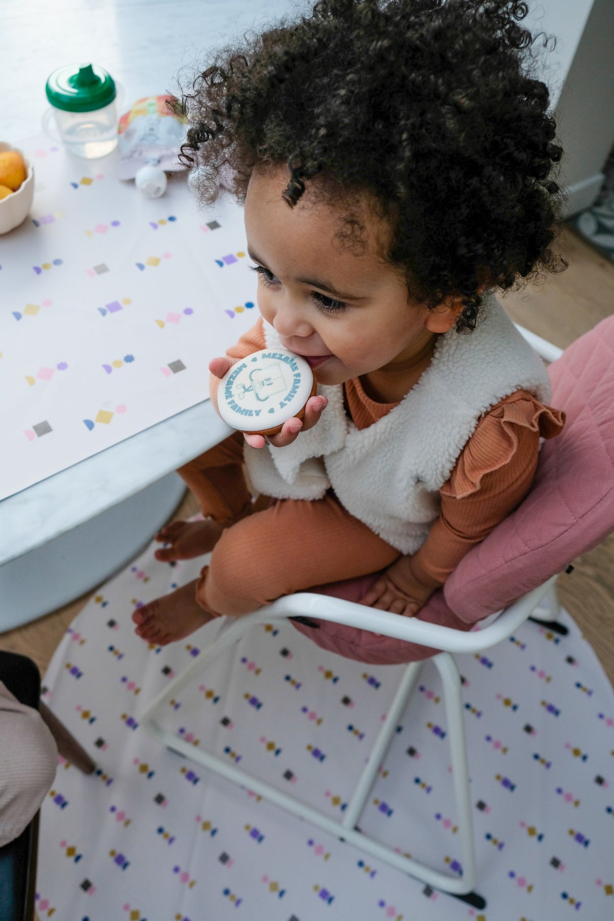 Gommettes / Matcha Round Waterproof Activity Tablecloth
