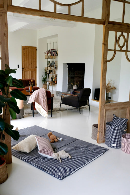 Speelkleed tapis de vie King Size Vichy Réglisse
