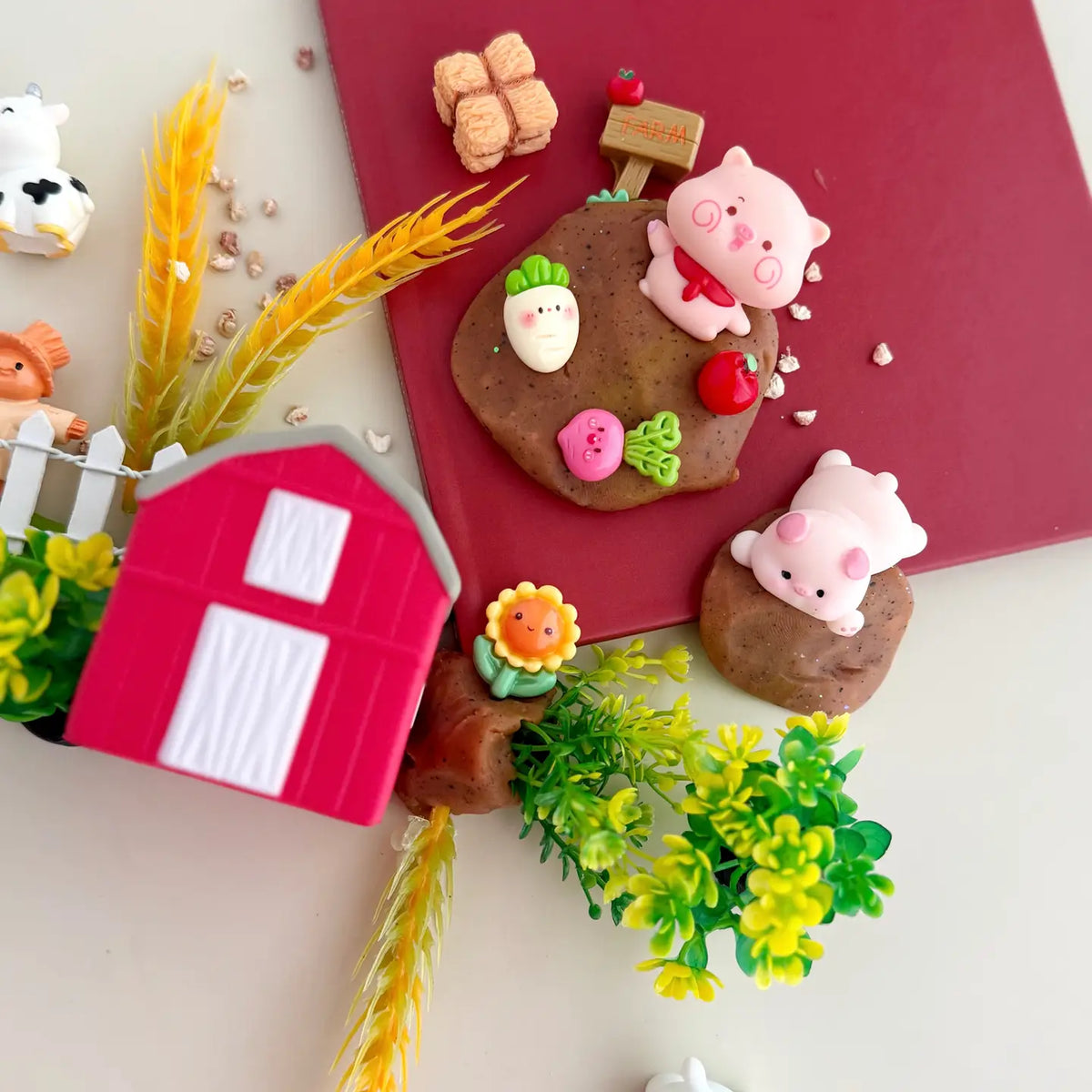 Sensorische speelkleiset Farm