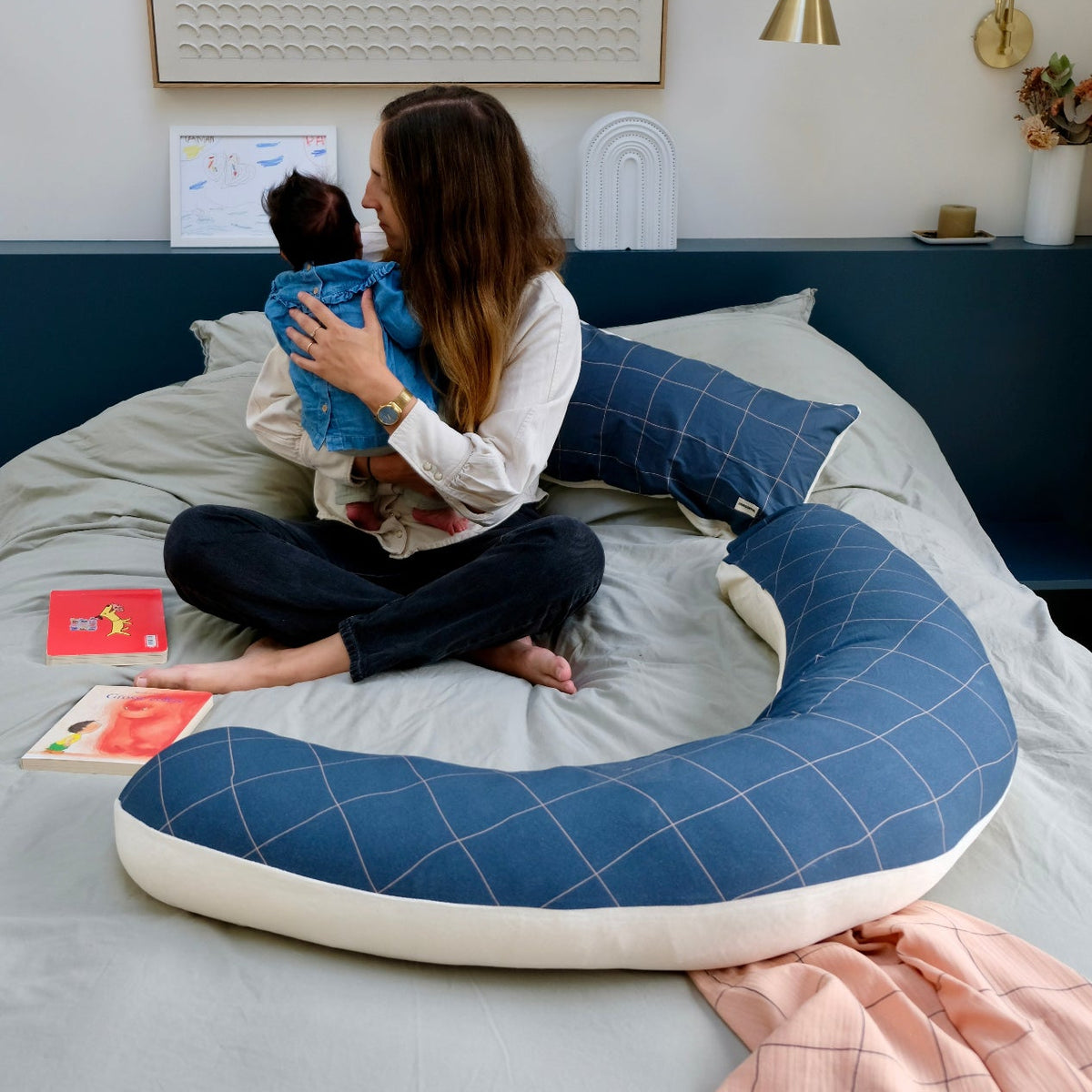 Grid Nursing Pillow