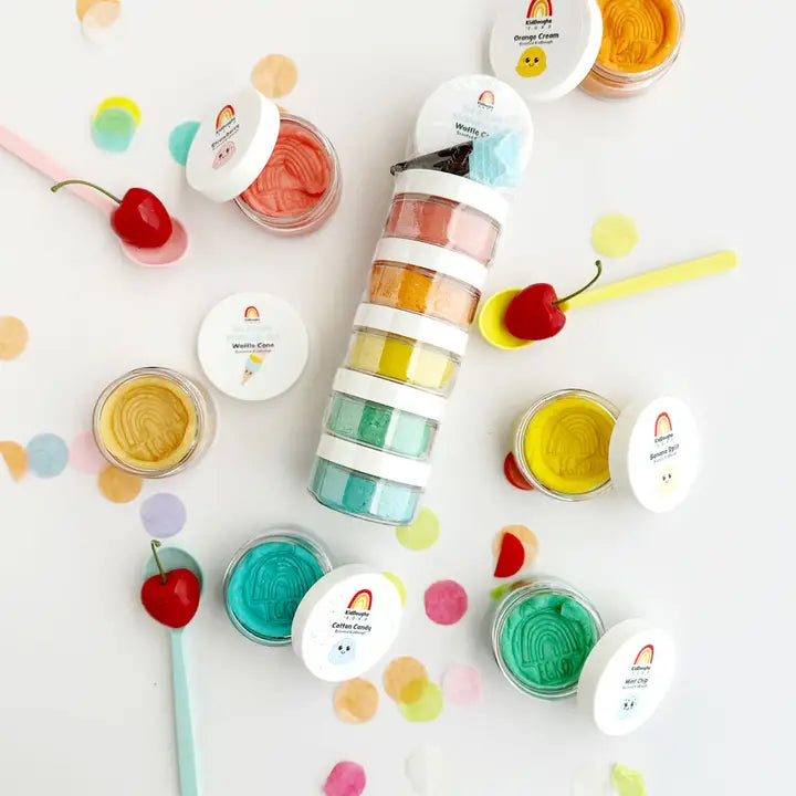 Ice Cream Mini Rainbow Modelling Clay Set