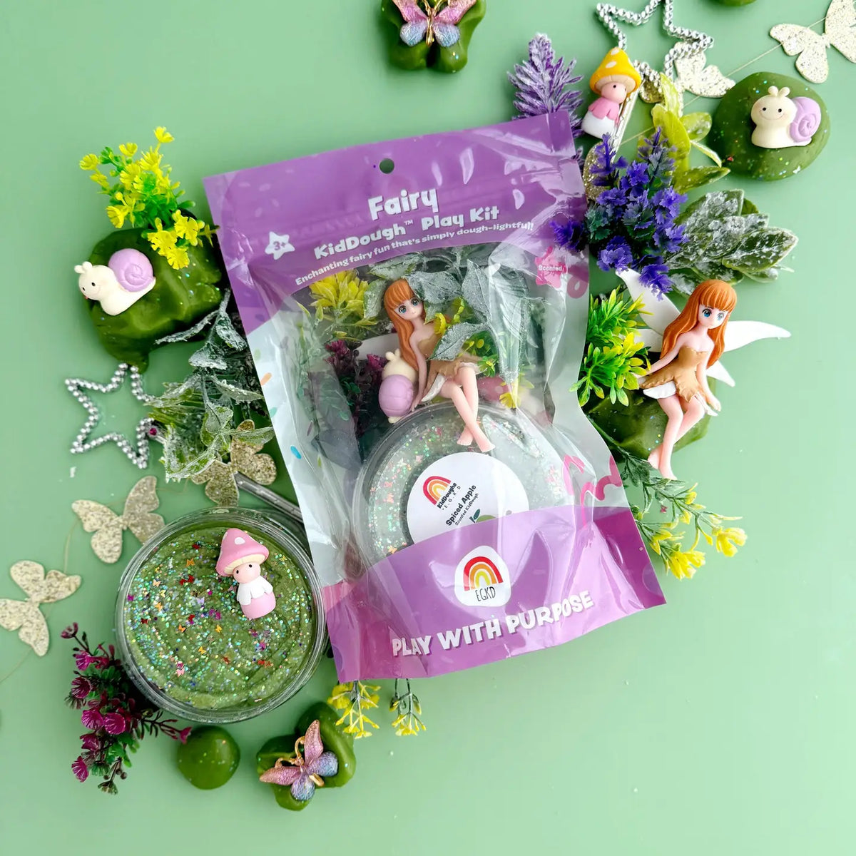 Kit sensoriel de pâte à modeler Fées