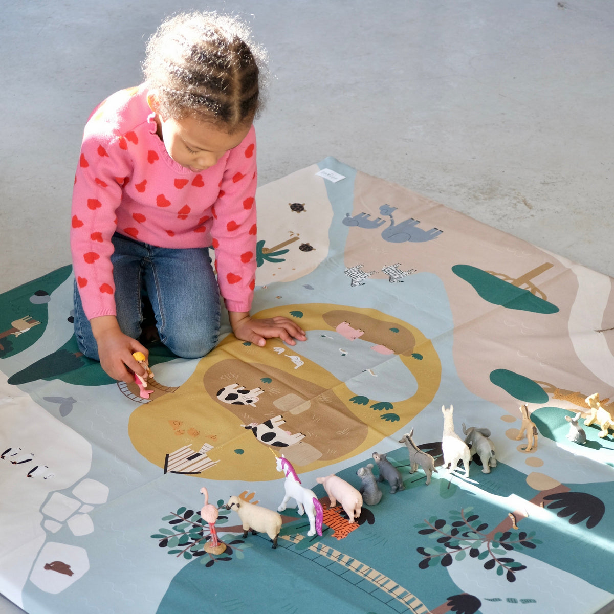 housse animaux jeux à enfiler pour tapis d eveil motricite activite bebe enfant education