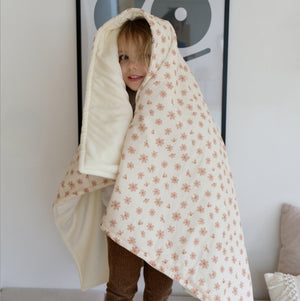 super soft floral children's blanket 