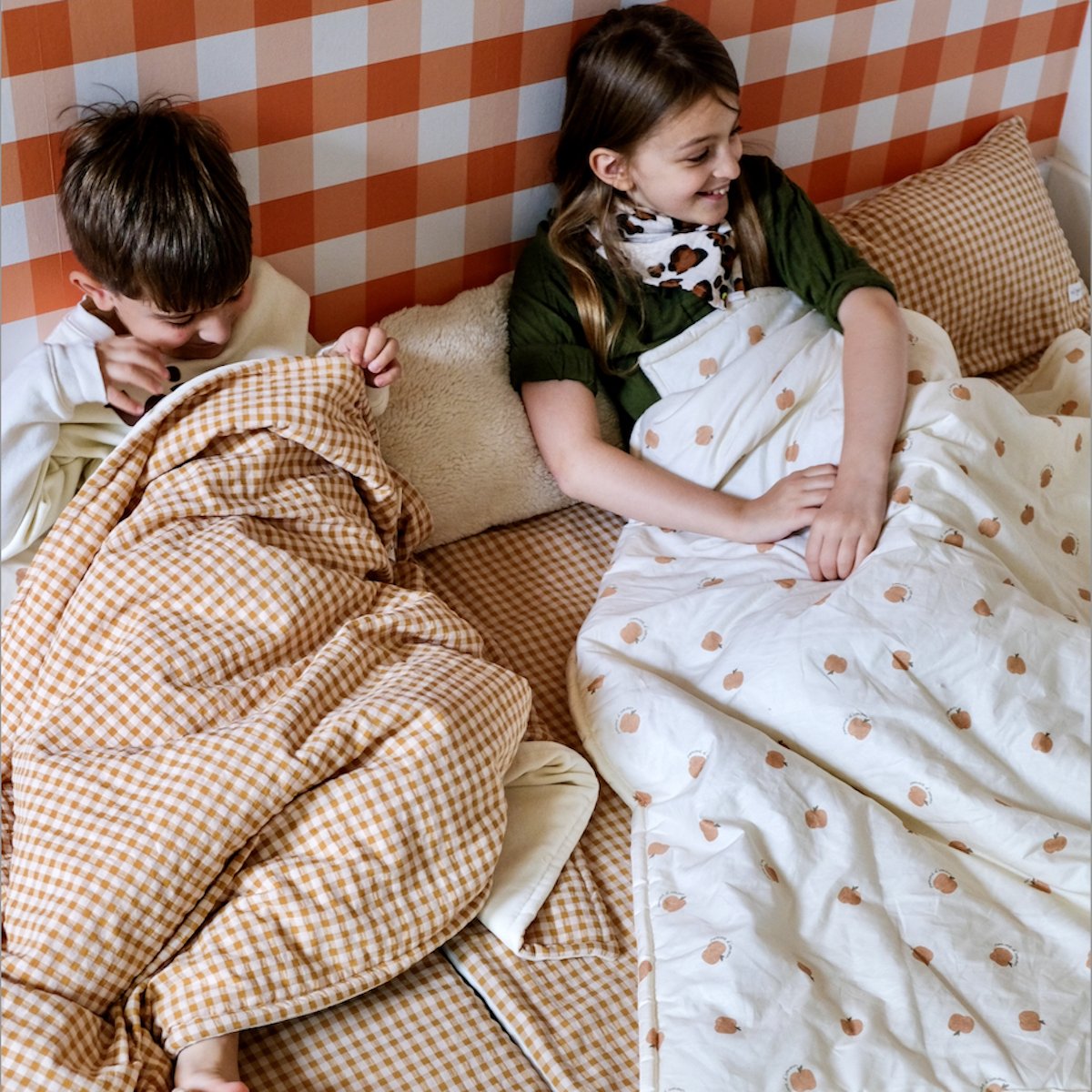 kuschelweiche Baby- und Kinderdecke Muster Pomme d'amour 