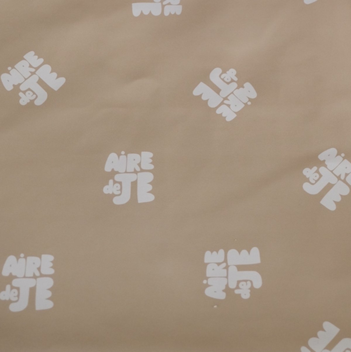 waterproof slip-on cover for baby child activity mat waterproof beige play area print close-up