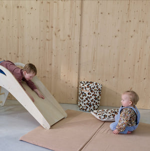 cover for baby and toddler activity and play mat large XXL format plain cassonade