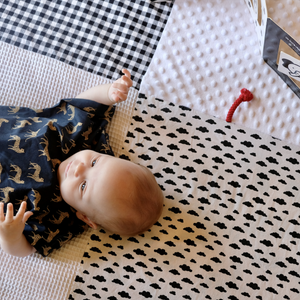 sensory slip-on cover for baby and child play and motor skills mat 