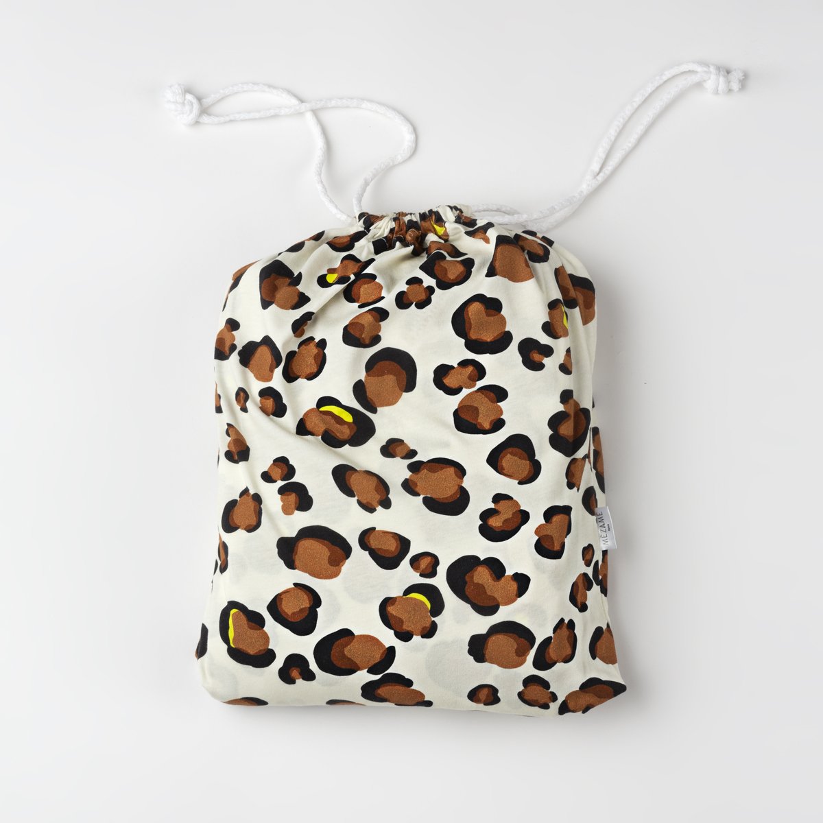 adult jersey bed linen set leopard print