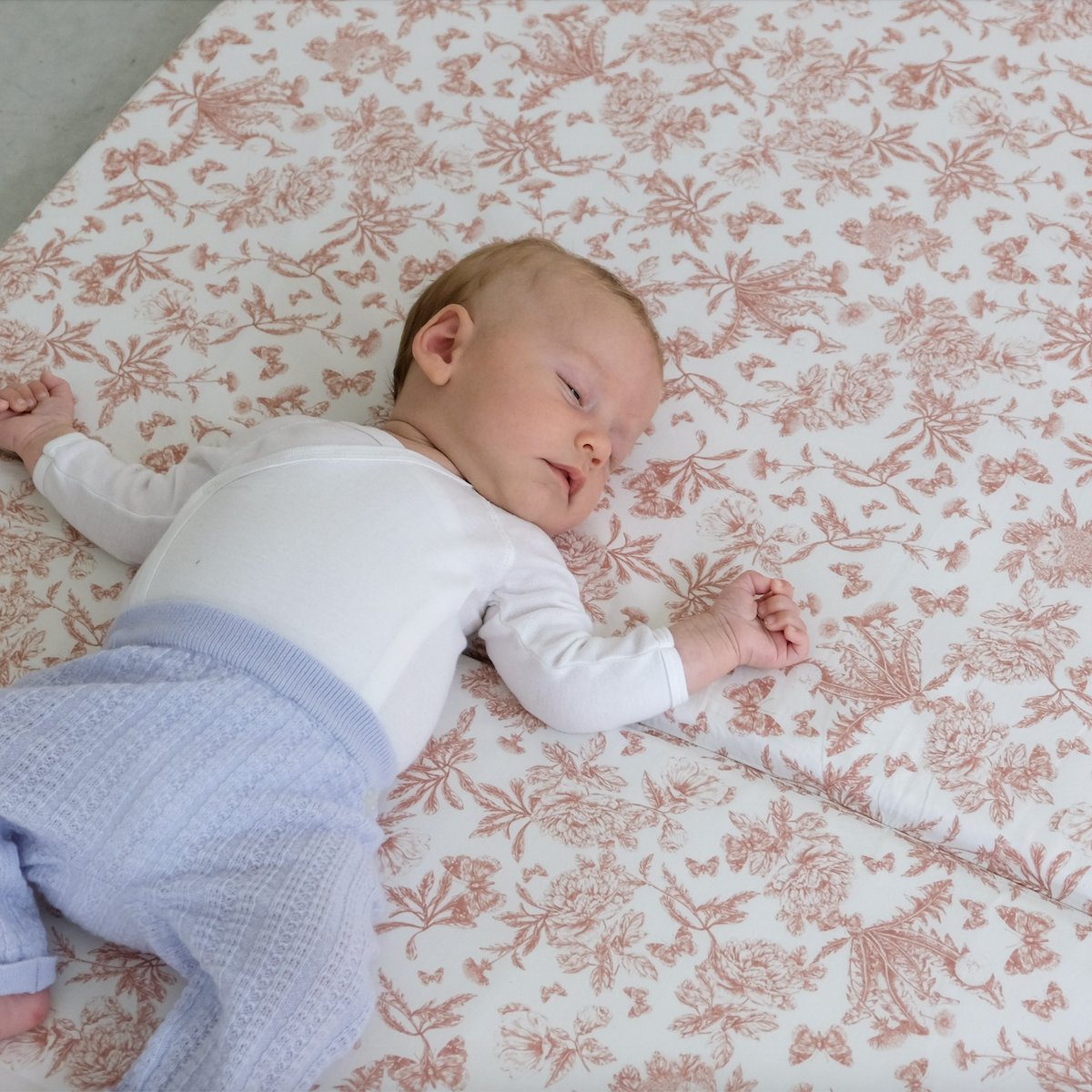 tapis d eveil motricite  bebe enfant collaboration tartine&chocolat coloris rose