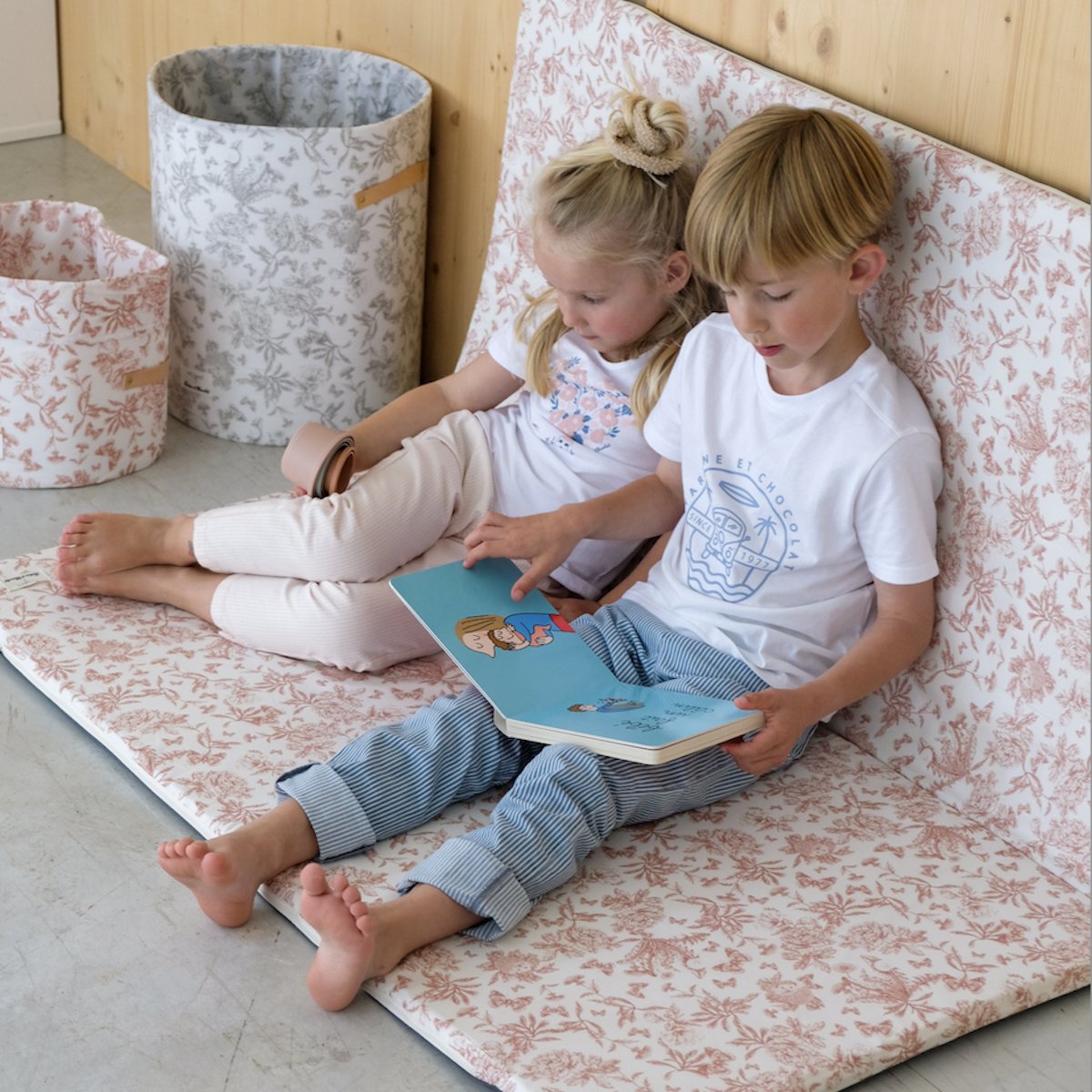 tapis d eveil motricite et jeux bebe enfant collaboration tartine&chocolat rose