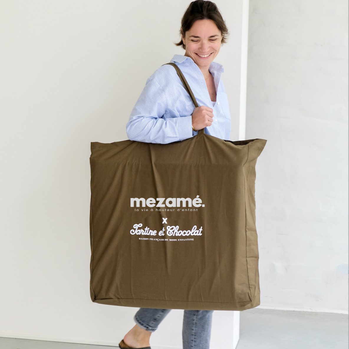 Tapis de vie King Size x Tartine&Chocolat gris
