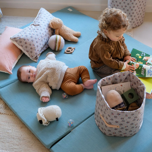 XXL large format plain baltic green play mat 