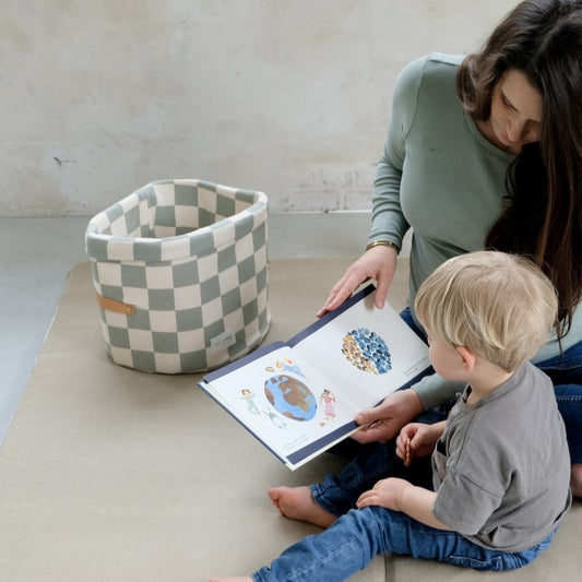 baby and toddler activity and motor skills play mat khaki olive