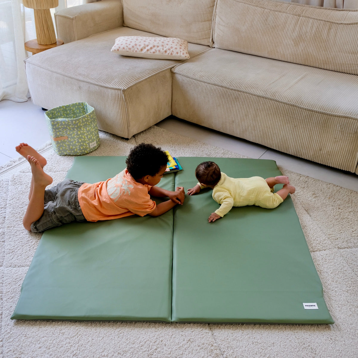 Wasserabweisender Tapis de vie Matcha