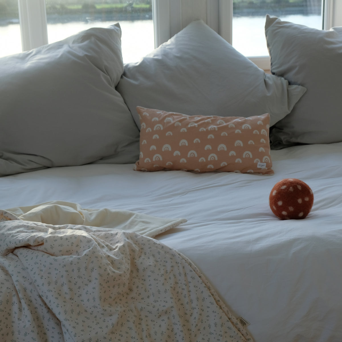 soft baby blanket cueillette milk
